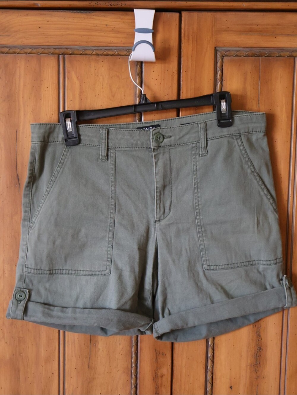 Green Utility Shorts, Size W10